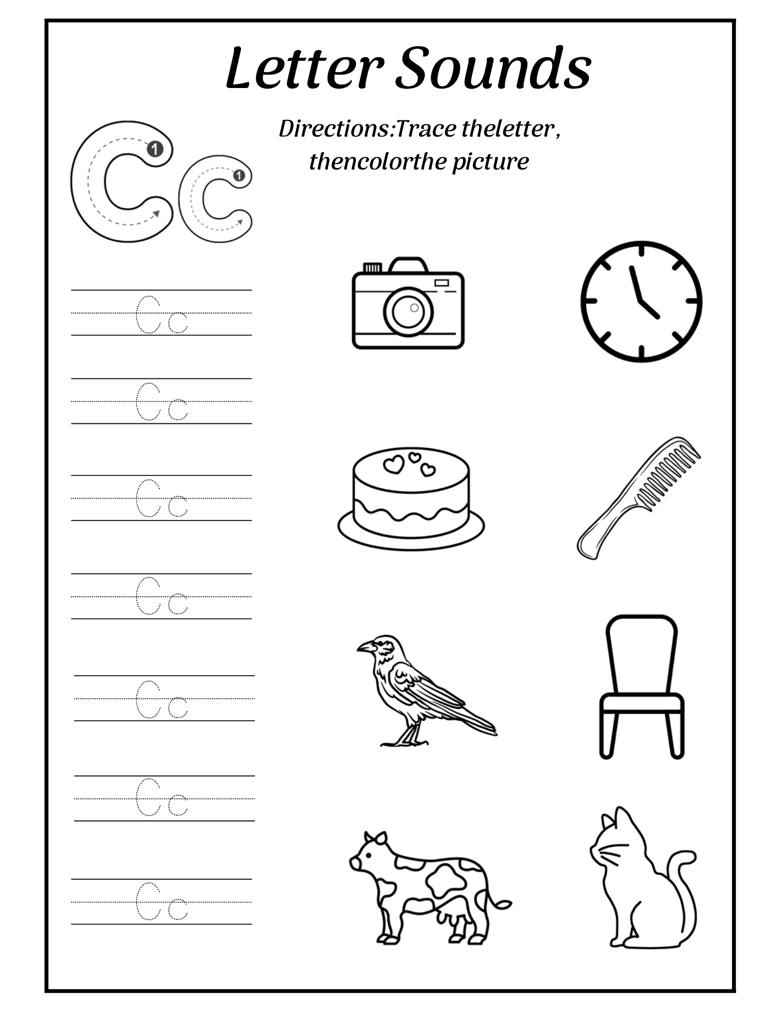 Letter Sounds Activity
